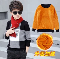 childrens clothes boys sweater thick cotton knitted undershirt 3 14 years old
