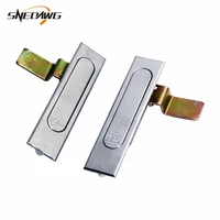ms305 flat steel cabinet lock zinc alloy plane mailbox steel cabinet lock 114x27mm industrial distribution box plane lock