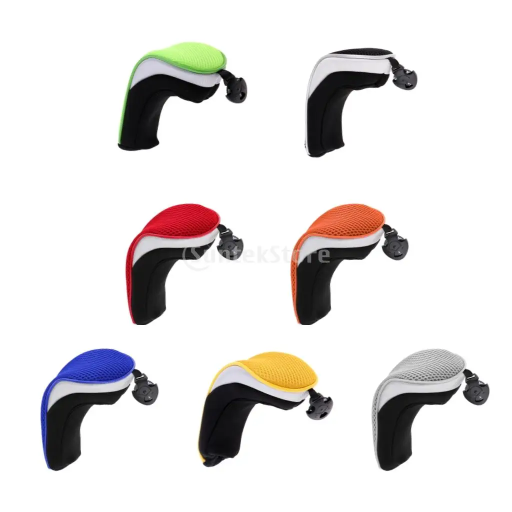 

7Pcs/Set Hybrid UT Golf Head Cover Headcover Replacement + Interchangeable Number Tag 2, 3, 4, 5, 7, X