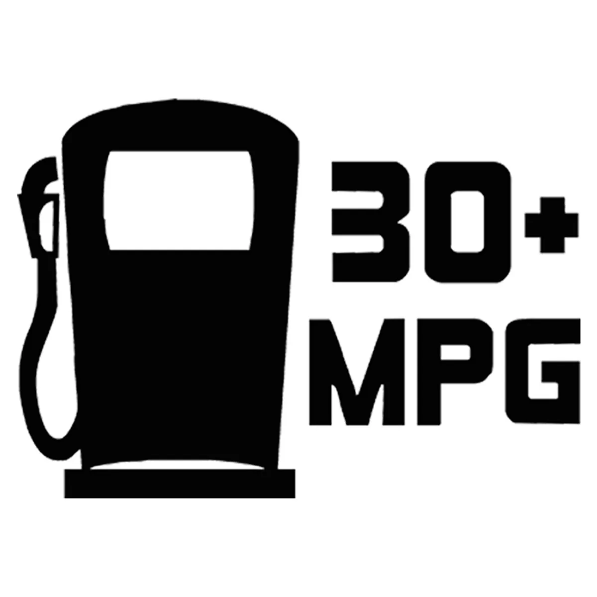 30 + MPG миль за галлон автомобильные наклейки евро JDM стены для дома окон и стекла