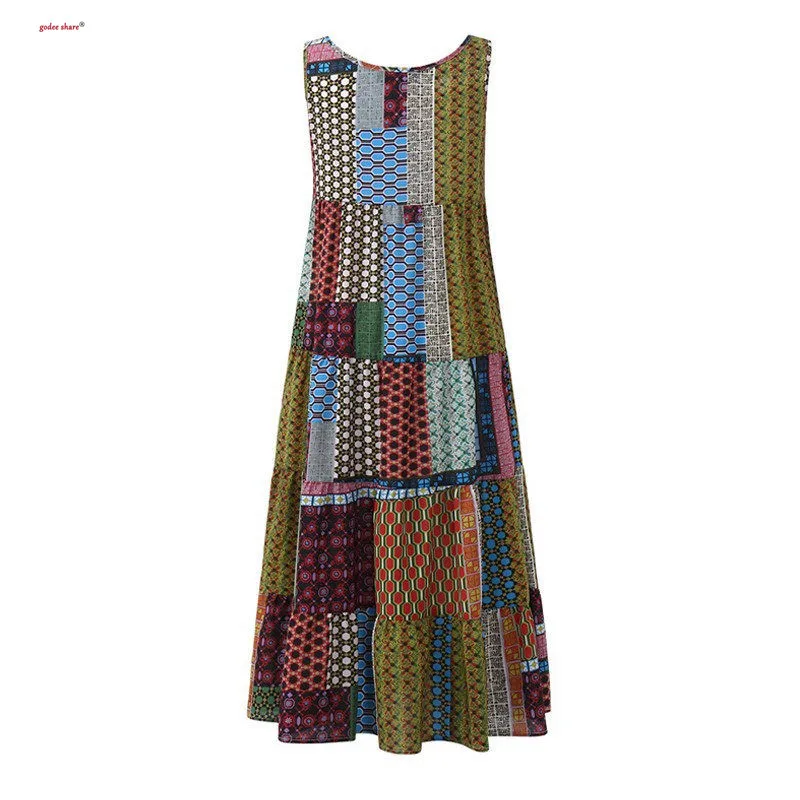 2019 летнее женское богемное платье повседневное отпуск пляжные платья без