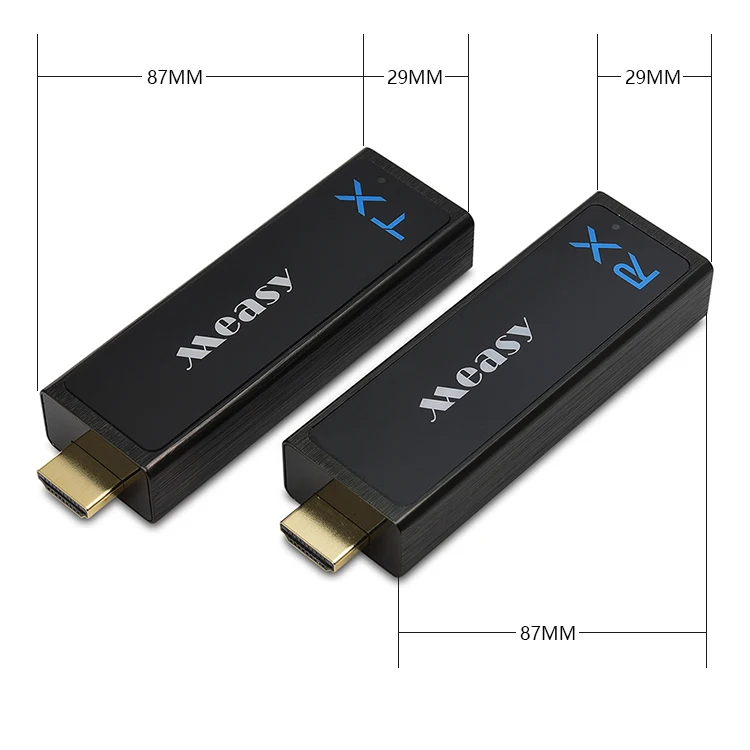 Measy беспроводной HDMI передатчик и приемник HDMI удлинитель до 30 м/100 футов поддержка 1080P 3D видео для проектора HDTV монитор