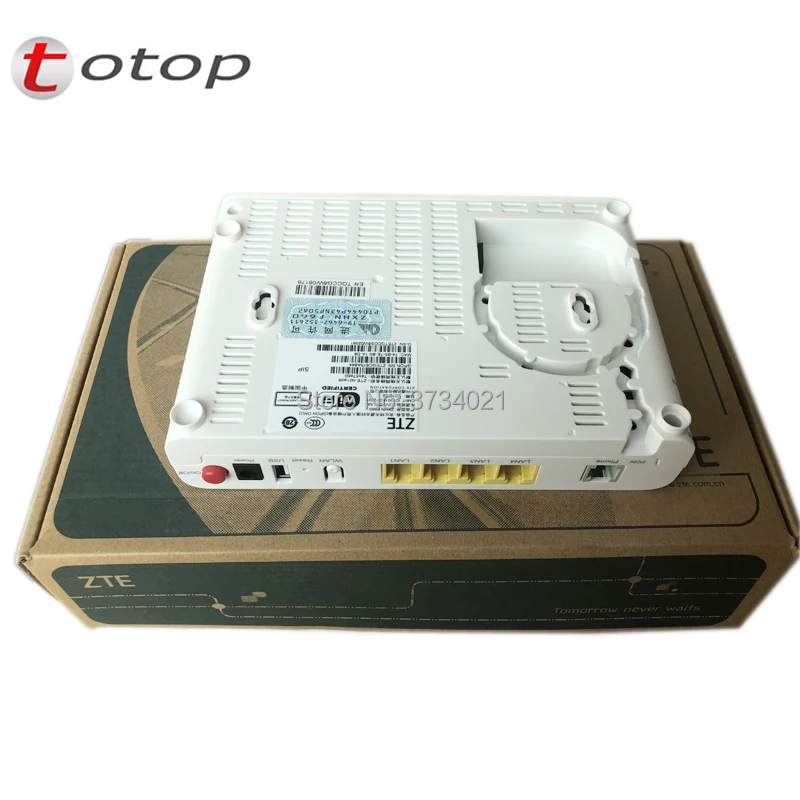 2019 Новый F660 GPON ONU 6 0 версия с 1GE + 3FE 1 горшки USB WI-FI английской прошивкой оптический