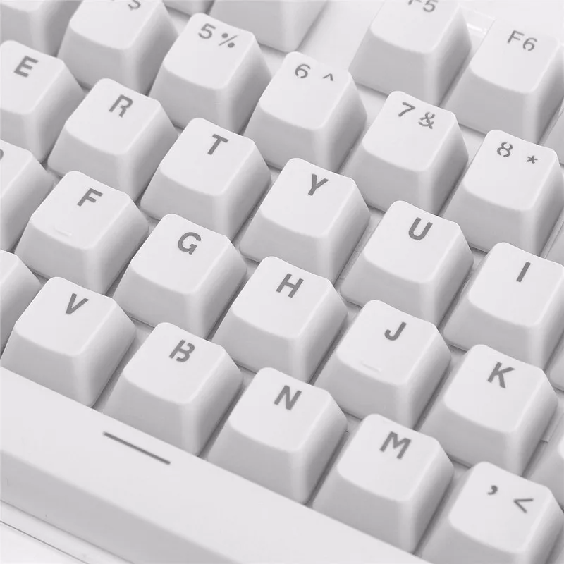 High Quality White 106 Keys Backlit Keycap Top Printed Backlight Key Cap For Gaming Mechanical Keyboard PC | Компьютеры и офис