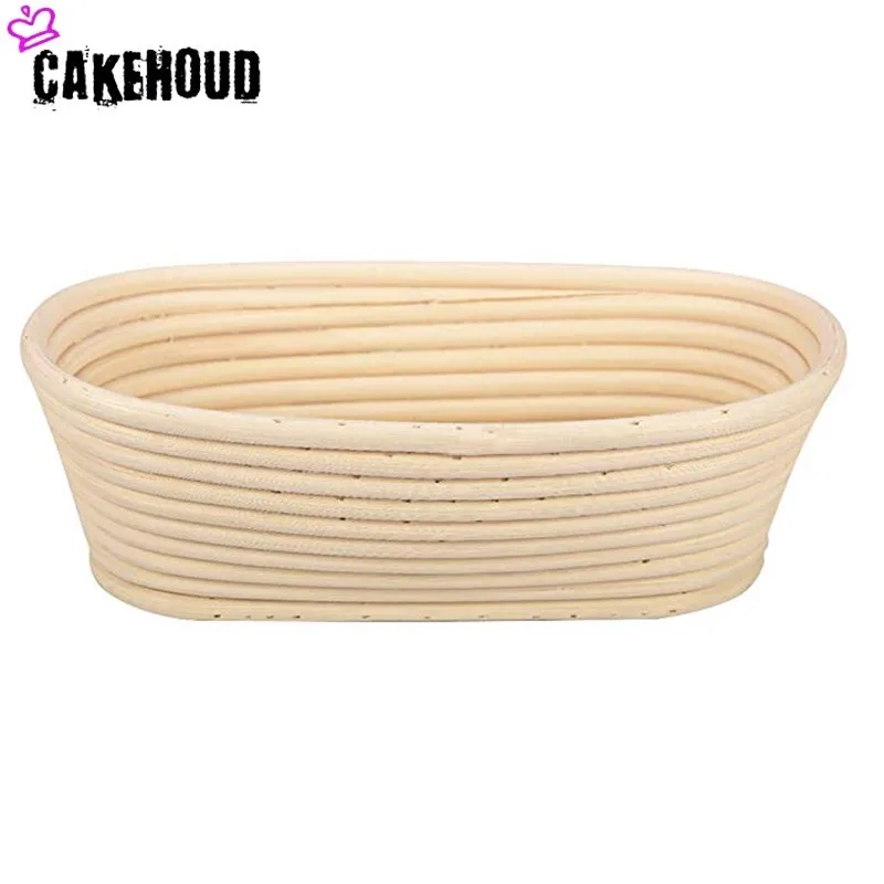 CAKEHOUD круглая корзина для ферментации хлеба из натуральной лозы профессиональная