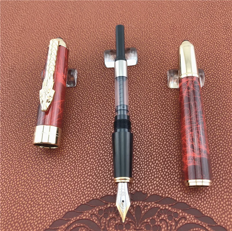JINHAO металлическая перьевая ручка для письма школьные и офисные принадлежности