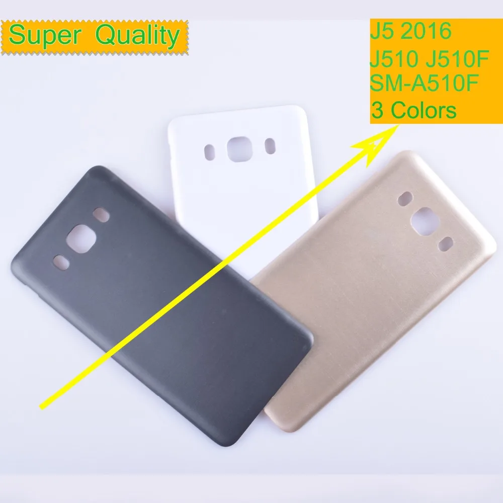 50 шт./лот для Samsung Galaxy J5 2016 SM J510F J510FN J510M J510Y J510 Крышка батарейного отсека задняя