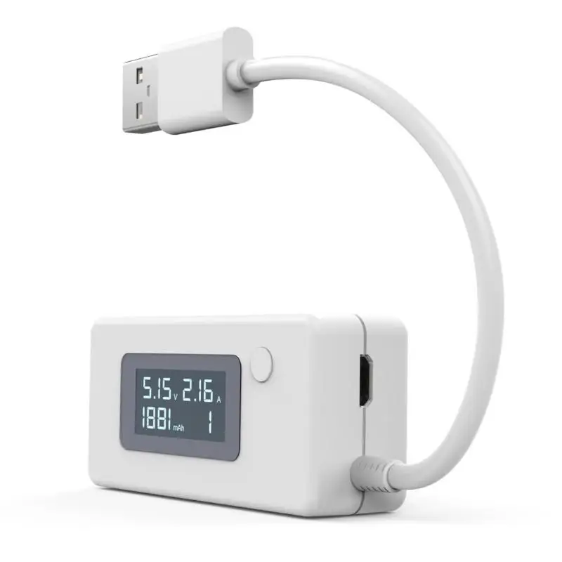 

USB-тестер емкости зарядного устройства с ЖК-дисплеем, 60X28,5X15 мм