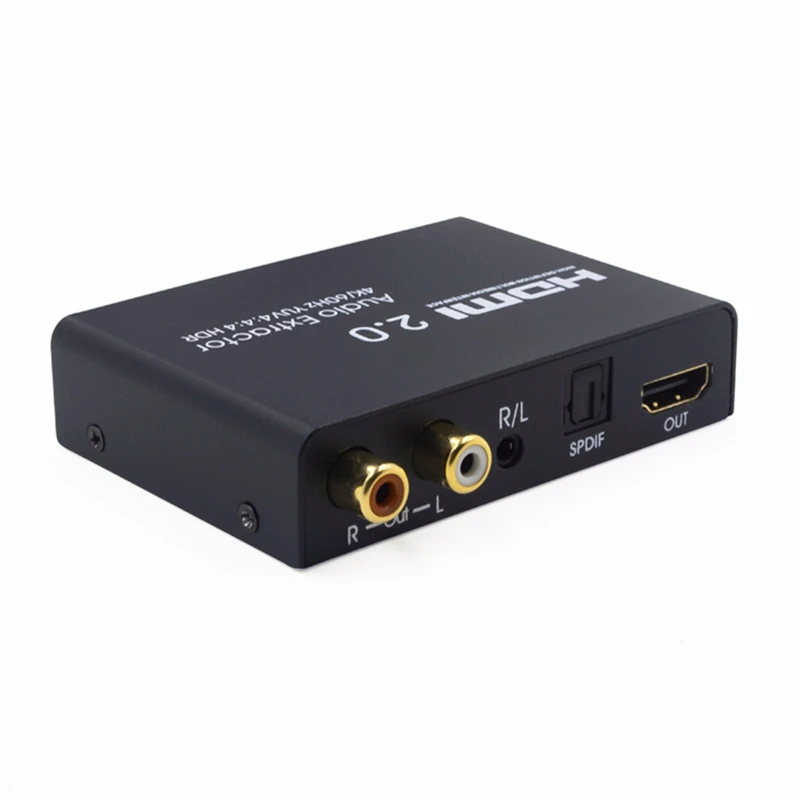 AABB-Hdmi 2 0 к Hdmi аудио экстрактор поддержка 4 K/60Hz Yuv 4:4:4 Hdr Arc для Hd Box Ps3 Ps4 | Электроника