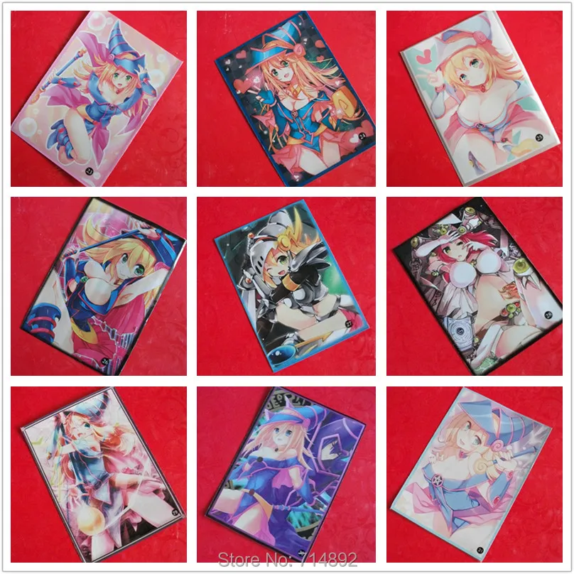 12 упаковок (600 шт.) Yu Gi Oh! Duelist защита для карт аниме Oh Темный волшебник секс девушка