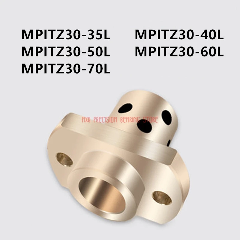 2021 Misumi втулки без масла встроенные режущие медные с фланцем Mpitz30 35l 40l 50l 60l