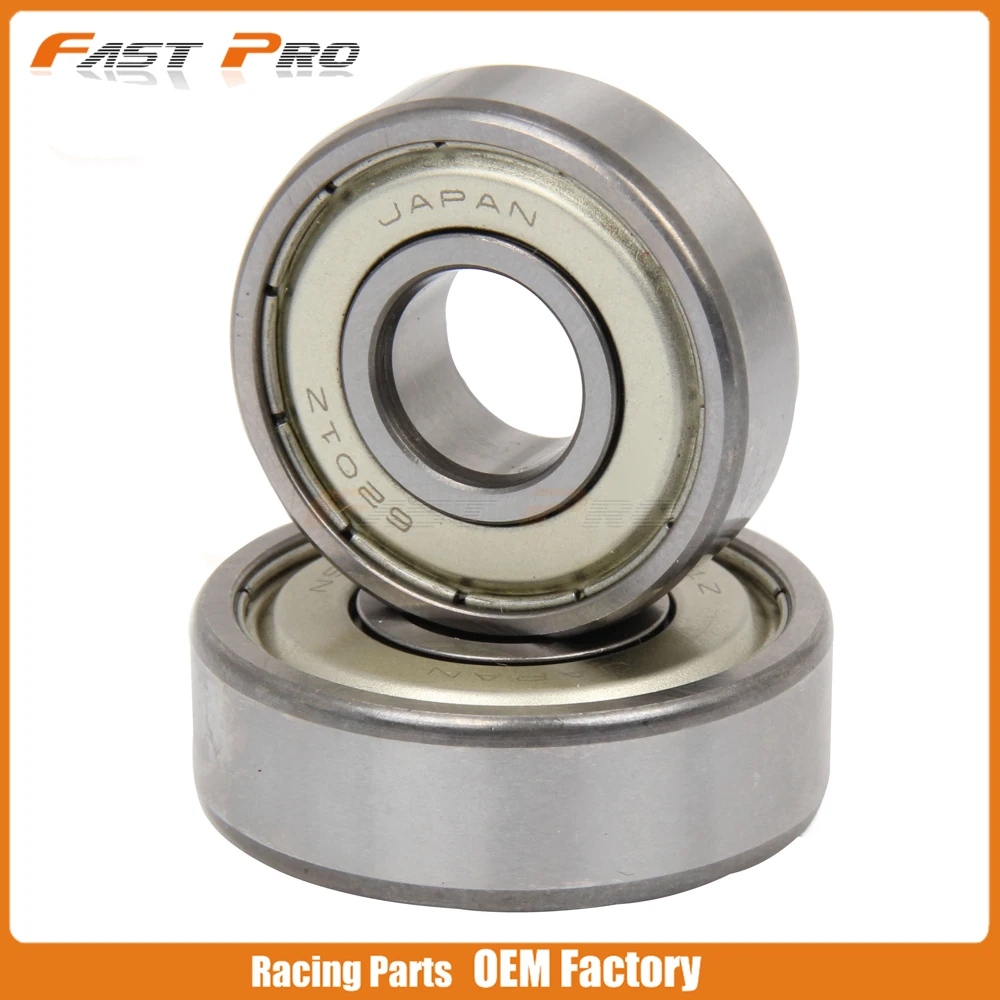 Motorcycle 2pcs Front Hub Steering Roller Bearings For KLX140 KX65 KX80 KX85 KX100 RM100 KX RM 65 80 85 100 1998 1999 2000-2015 |