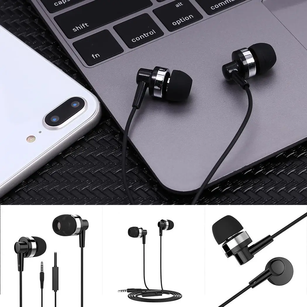 Нет мм 3 5 черные наушники 20 кГц 3215 с динамическим микрофоном 983dB In-Earphones белый