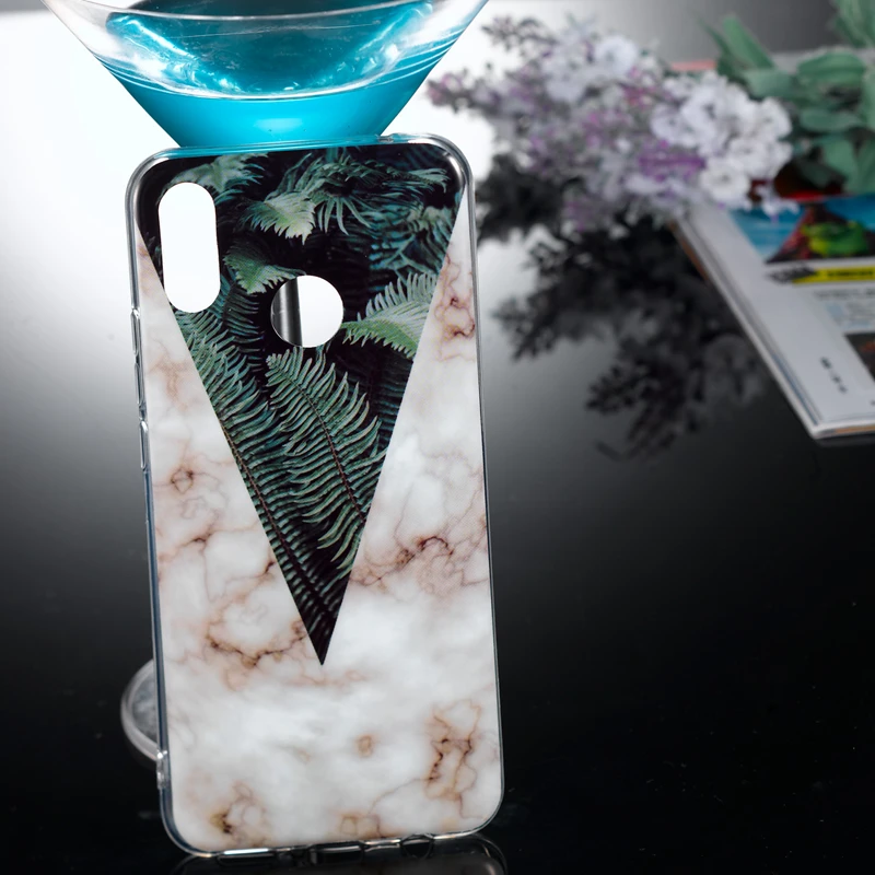 Marble Phone Case For Huawei Nova 3i P smart Plus Cover Y9 2019 Enjoy 9 INS Style Unicorn TPU Silicon |