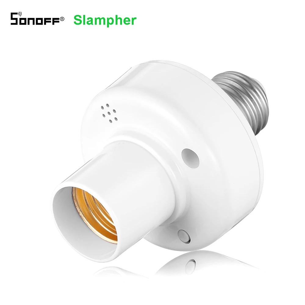 Itead Sonoff Slampher РФ 433 мГц Wi Fi Умный Свет Держатель E27 свет лампы накаливания