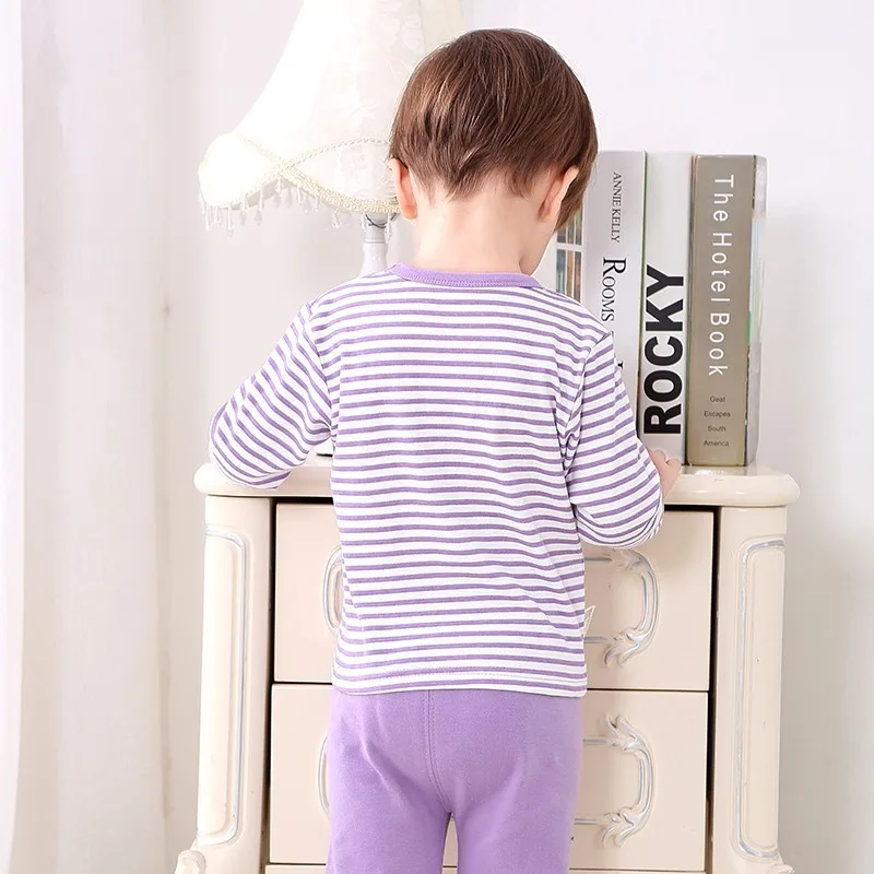 2019 новый теплый ComfortableKids полосатый хлопок мальчик зеленый темно серый фиолетовый