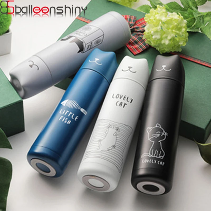 Balleenshiny вакуумная колба из нержавеющей стали Студенческая портативная кружка