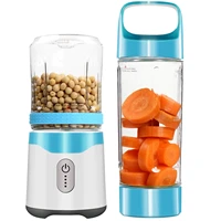 personal portable blender usb juicer rechargeable travel juice 350ml 500ml 6 blades baby food mixer ice smoothie drop shipping