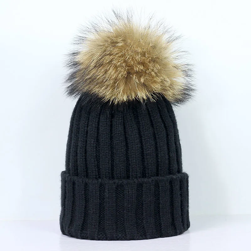 Зимние Брендовые женские Ball Cap хип-хоп Pom Poms зимняя женская шапка для девочек