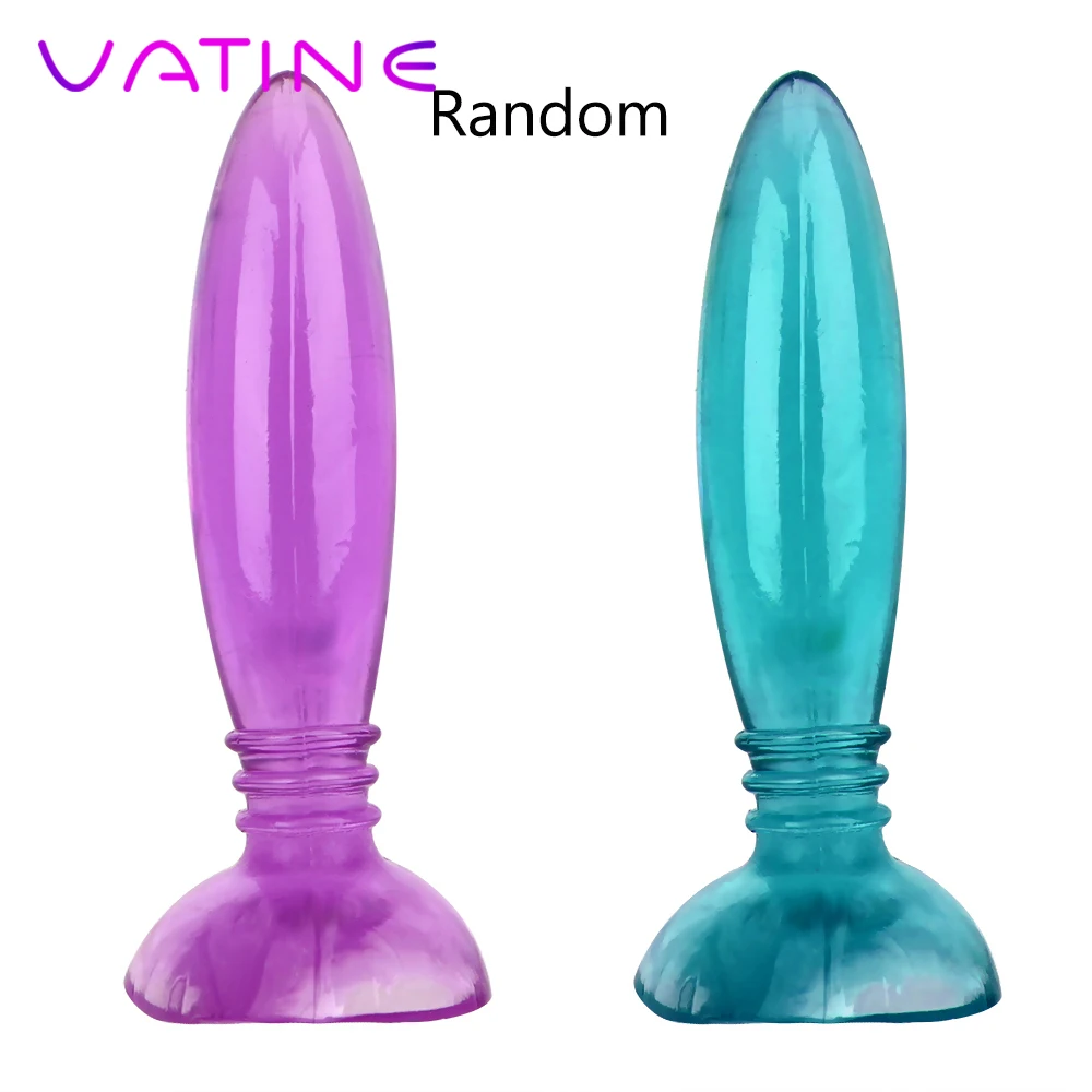 Анальная пробка VATINE Jelly анальный фаллоимитатор для начинающих массажер простаты