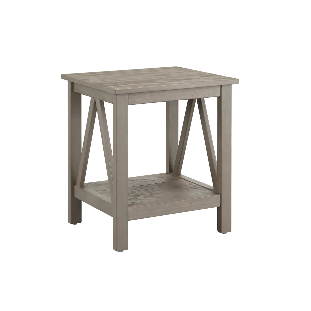 Titian Rustic Gray End Table | Мебель