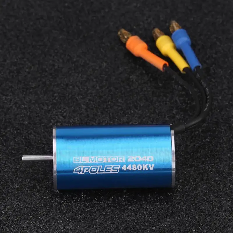 220W Surpass 2040 4480KV 4 столба 6 слотов Бесконтактный бесщеточный мотор для 1/16 1/18 RC
