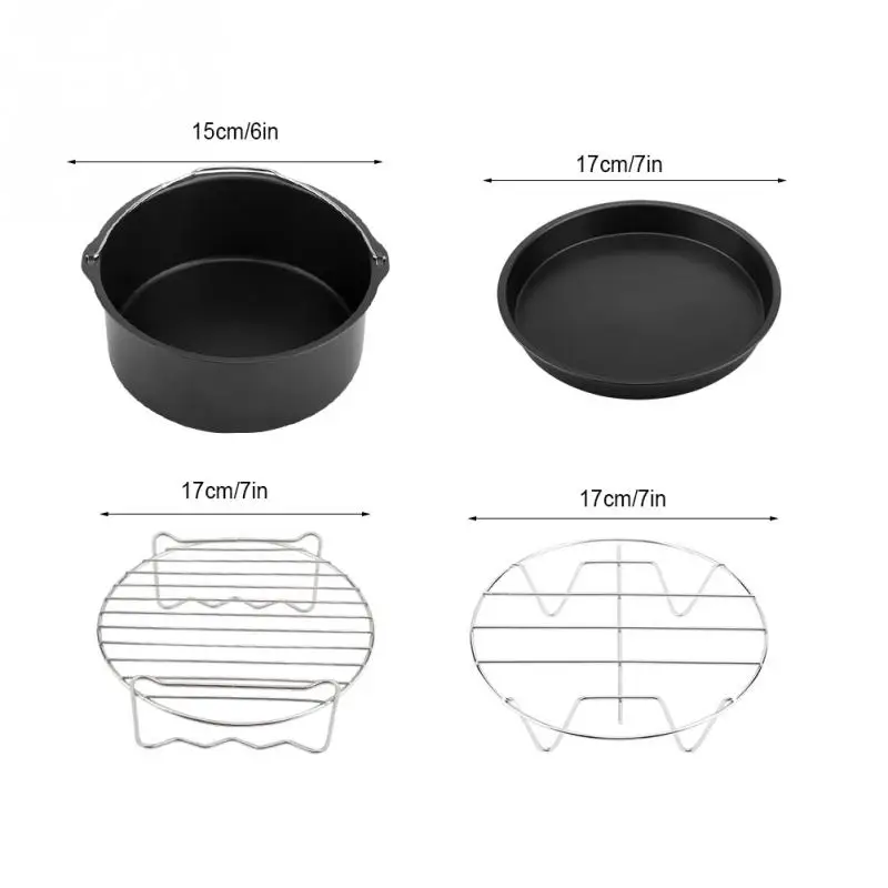 

Kitchen No Cookware Set 7Pcs / Set Air Fryer Accessories for Emerald Phillips and Air Frypot Accessories Five Sets