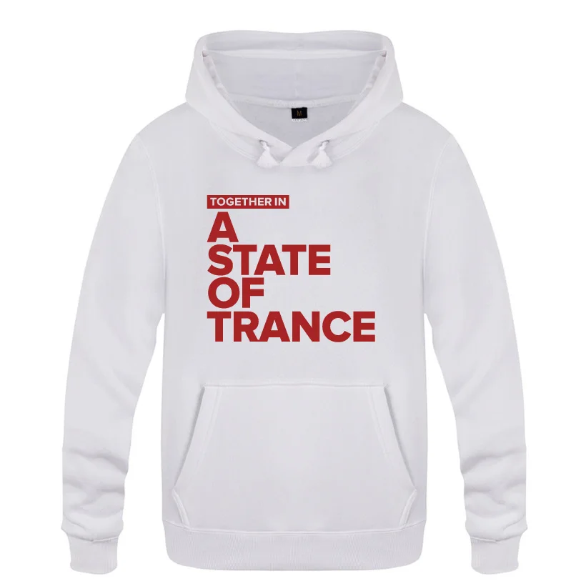 Мужские флисовые толстовки с капюшоном Together In A State of Trance-Armin Van Buuren 2018 | Мужская