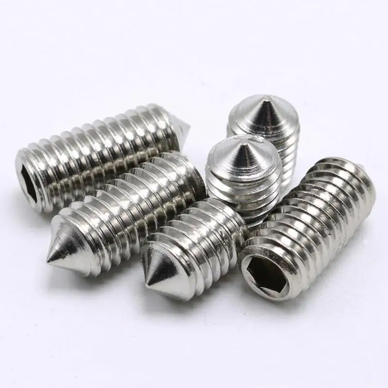 M5 Pitch 0.8mm Length 4/5/6/8/10/12/16/20/25/30mm Hex Allen Socket Set Screw 304 Stainless Steel Grub DIN914 | Обустройство дома