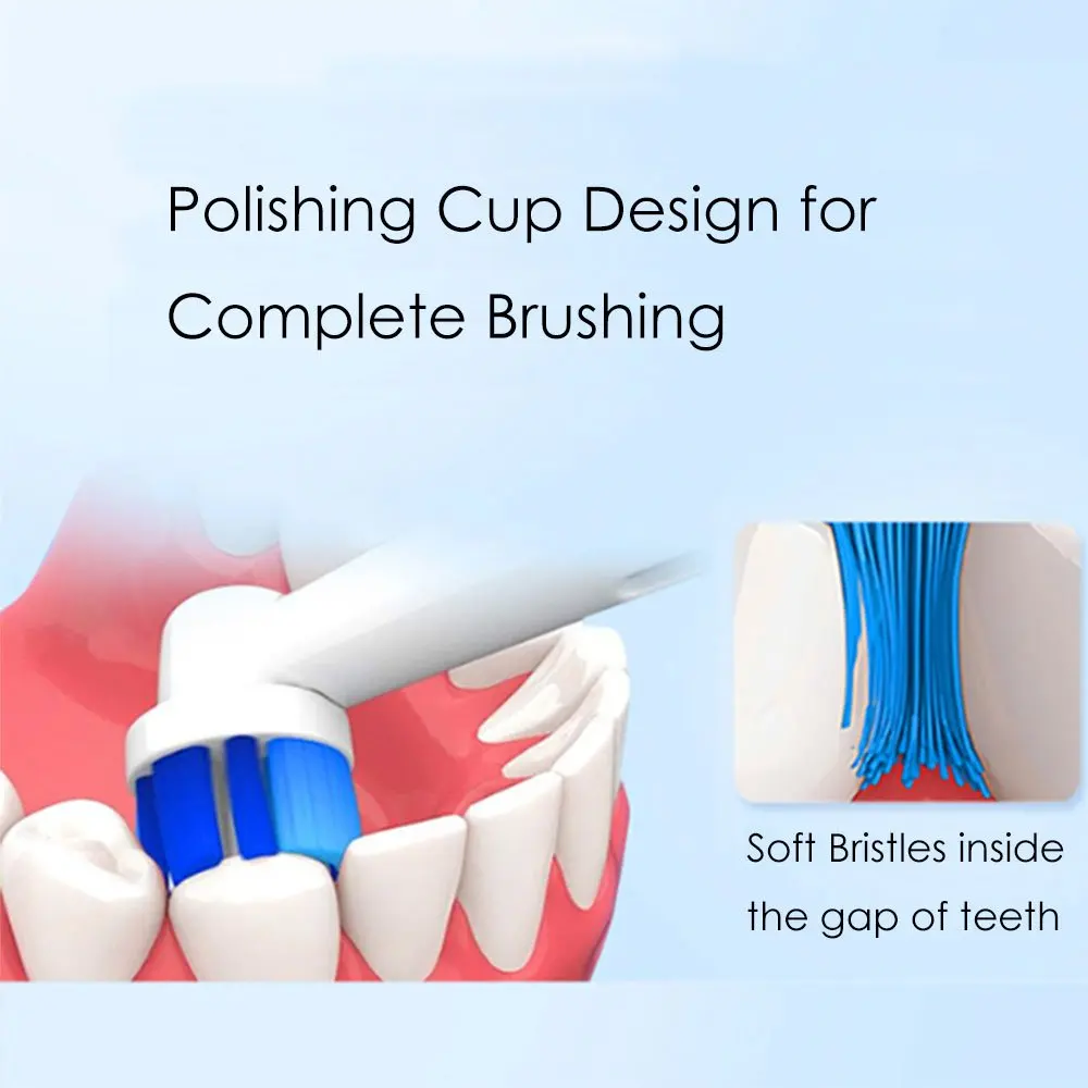 Сменные головки 8X EB17 для электрической зубной щетки Braun Oral B P2000 P4000 P4500 DB4510|Насадки