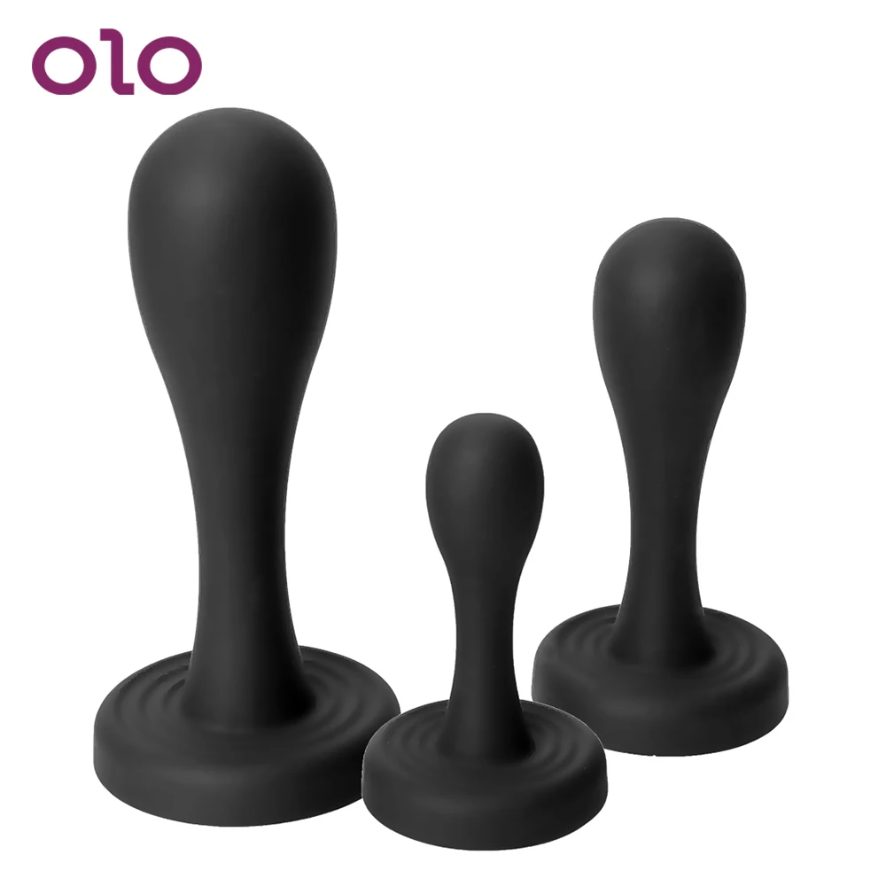 Анальная пробка OLO фаллоимитатор для начинающих эротические игрушки анальные