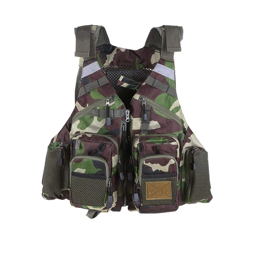 Men's Fishing Jacket Outdoor Vest Breathable Camping Flyfishing Waistcoat | Спорт и развлечения