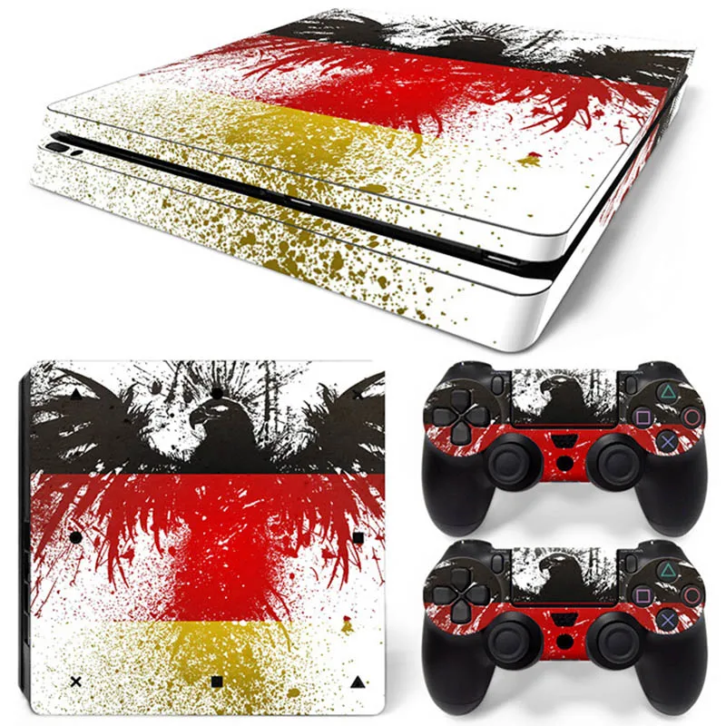 Модная Виниловая наклейка для sony Play Station 4 тонкая консоль PS4 тонкие наклейки на