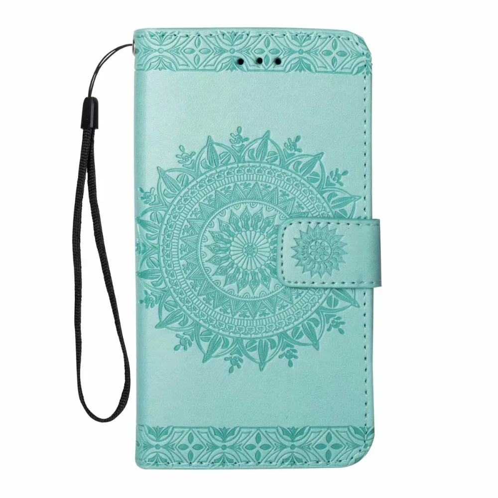 10 шт./лот Чехол книжка с бумажником и тотемным принтом для Samsung S10 S10Lite S10Plus J7 2017 J730 J5