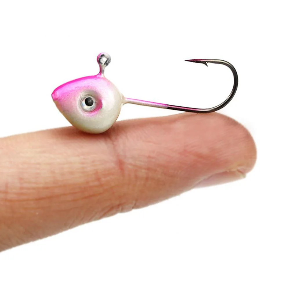BMDT-рыбы форма головы свинцовый рыболовный джиг один крючок набор Мягкая приманка