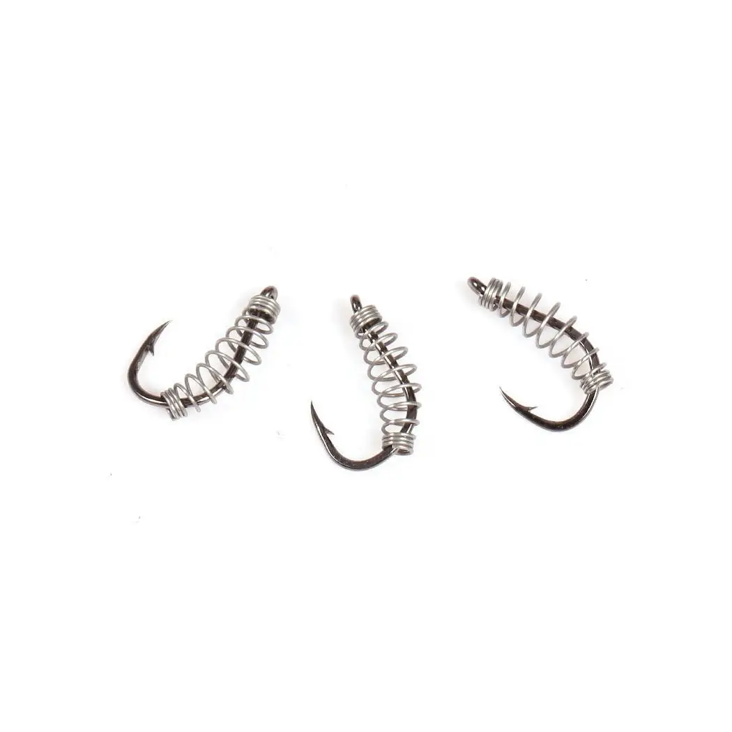 Stainless Steel Spring Barbed Fishing Hooks Tackle Pack of 4 Types Accessories 20g Geometric | Спорт и развлечения