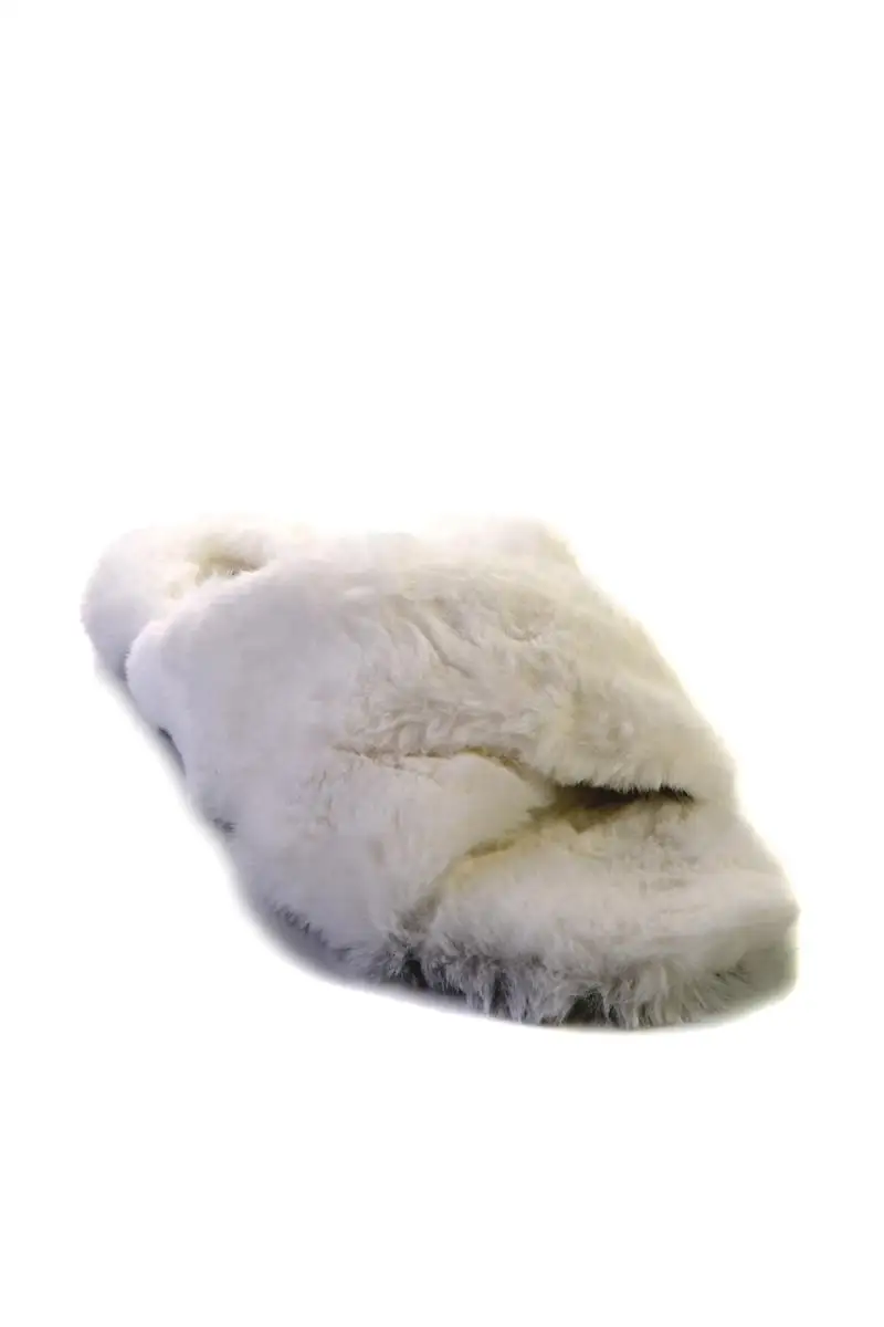 Белые женские лоферы Bambi F0384129097|Тапочки| |