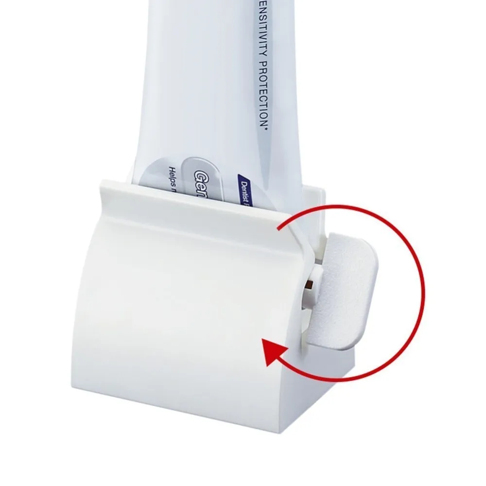 Lazy Automatic Toothpaste Dispenser Dust-proof Toothbrush Holder Wall Mount Stand Bathroom Accessories Set Squeezers | Дом и сад