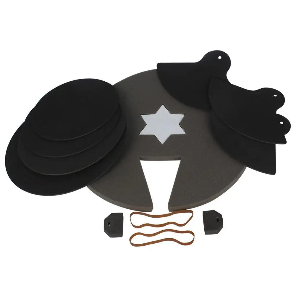 8 шт барабанная установка глушителя тренировочные подушки Mute с Cymbal Mutes высокое