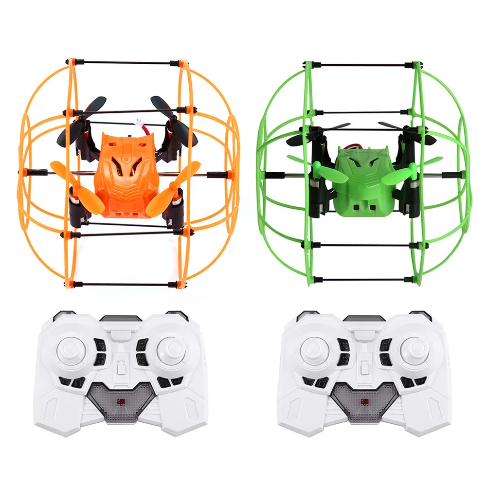 Мини Дрон флип RC Ball Sky Walker 2 4 ГГц 4CH Fly Квадрокоптер 3D ролик Безголовый вертолет