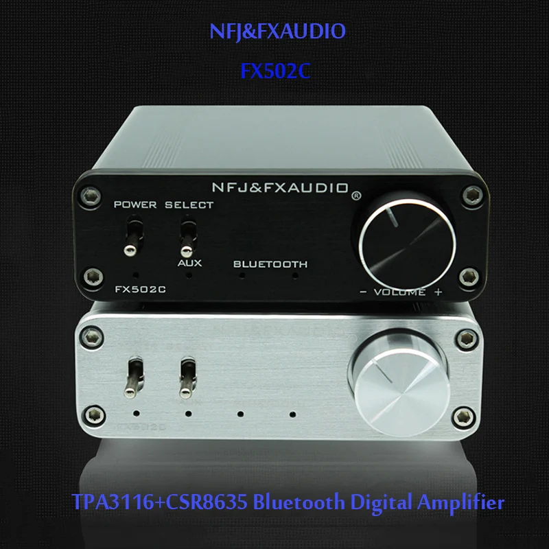 FX AUDIO FX502C 50 W + bluetooth цифровой усилитель Hi Fi TPA3116 CSR8635 мини лихорадка дома 12 24
