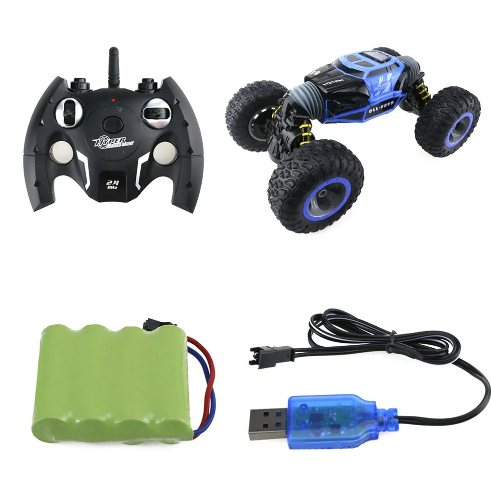Горячее предложение! Распродажа! Четыре колеса привод 4WD RC автомобиль альпинист грузовик игрушка гусеничный перезаряжаемый двухсторонний трюк внедорожник 2,4 г трансформирует