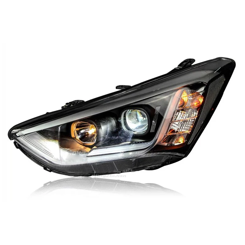 ROADOT HID Rio светодиодный фары для hyundai Santafe Santa fe Автомобильный Стайлинг биксеноновый