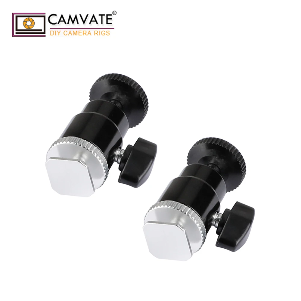 CAMVATE 2 шт. 360 ° вращаться мини шаровая Головка с 1/4 &quot 20 представляет наиболее