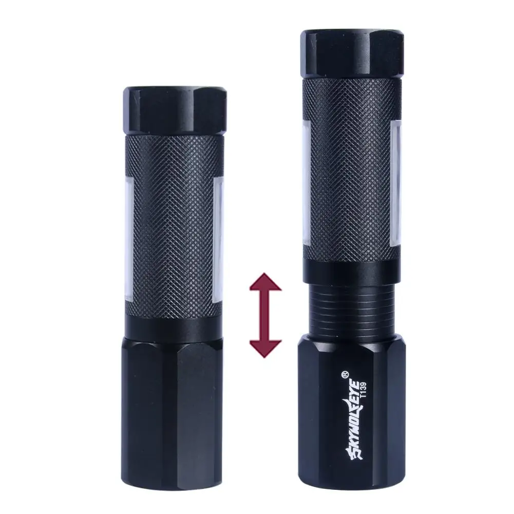 

Mini Super Bright Tactical LED High Lumens Flashlight Adjustable Focus for Camping Hiking Light