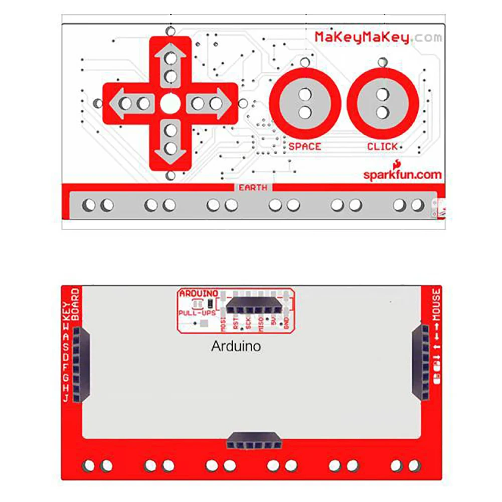 Крокодил Перемычка провода Makey Стандартный контроллер плата комплект для Arduino