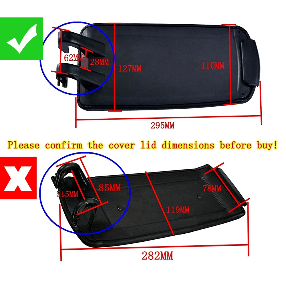 Защелка подлокотника крышка для Audi A4 B6 B7 2002 2007 Центральной Консоли Подлокотник