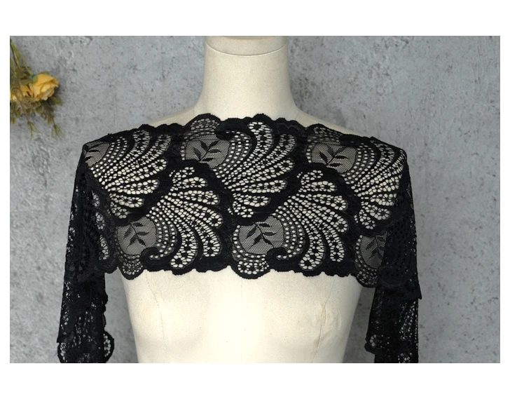 4 yards/lot white black 17 cm width Elastic Lace Trim Ribbon Fabric DIY Crafts Sewing Supplies Stretch Decoration Accessories | Дом и сад