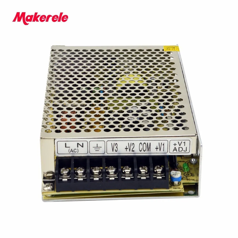 5V 15 V импульсный источник питания три выхода AC к DC 75W тройной выход Net 75c закрытый