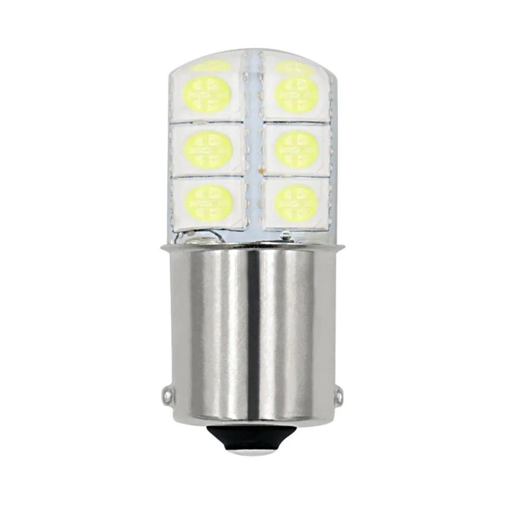 2 шт. автомобильный 1156 COB светодиодный светильник BA15S P21W 5050 Smd 12 Led авто Стоп сигнал